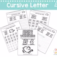 Unlock Cursive Skills: Free Printable Worksheets for Letter B