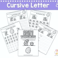 Mastering Cursive 'E': Engaging Worksheets for Young Learners